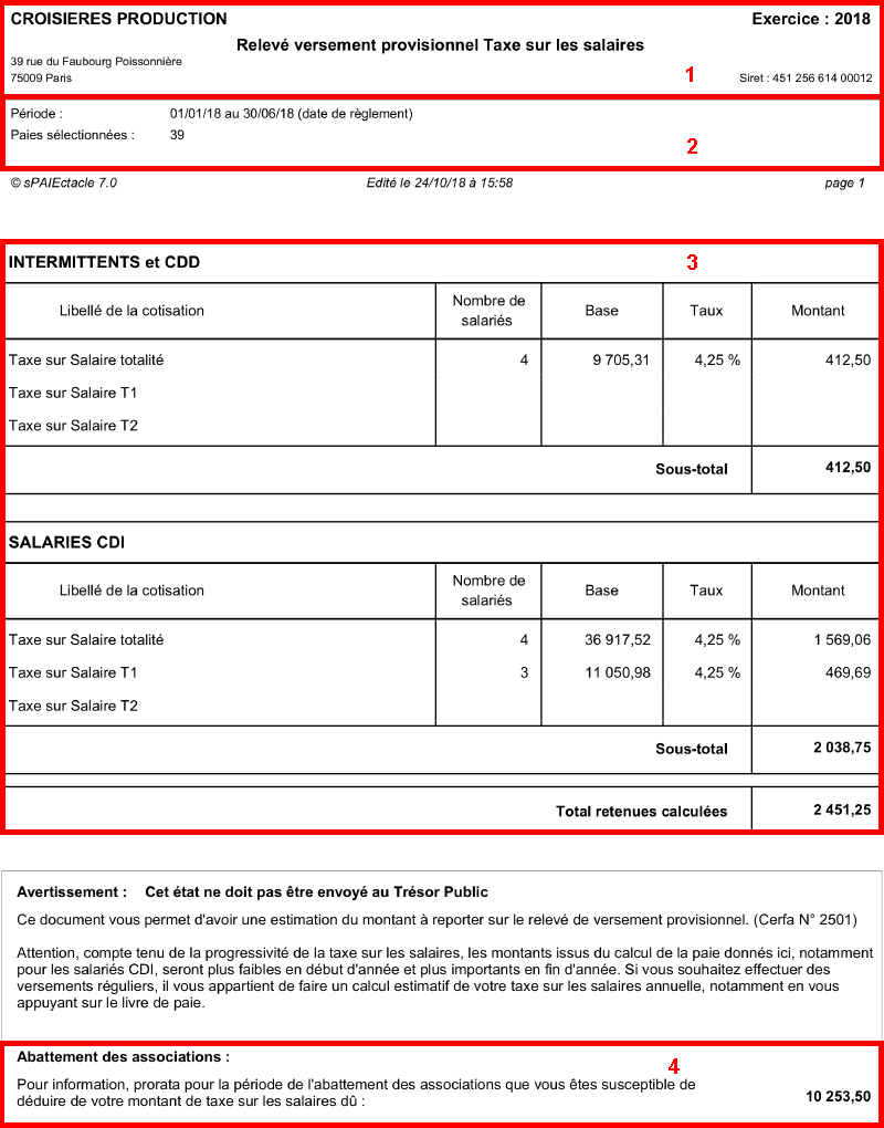 Declarations Taxe Sur Les Salaires